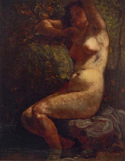 Gustave Courbet Baigneuse oil painting image